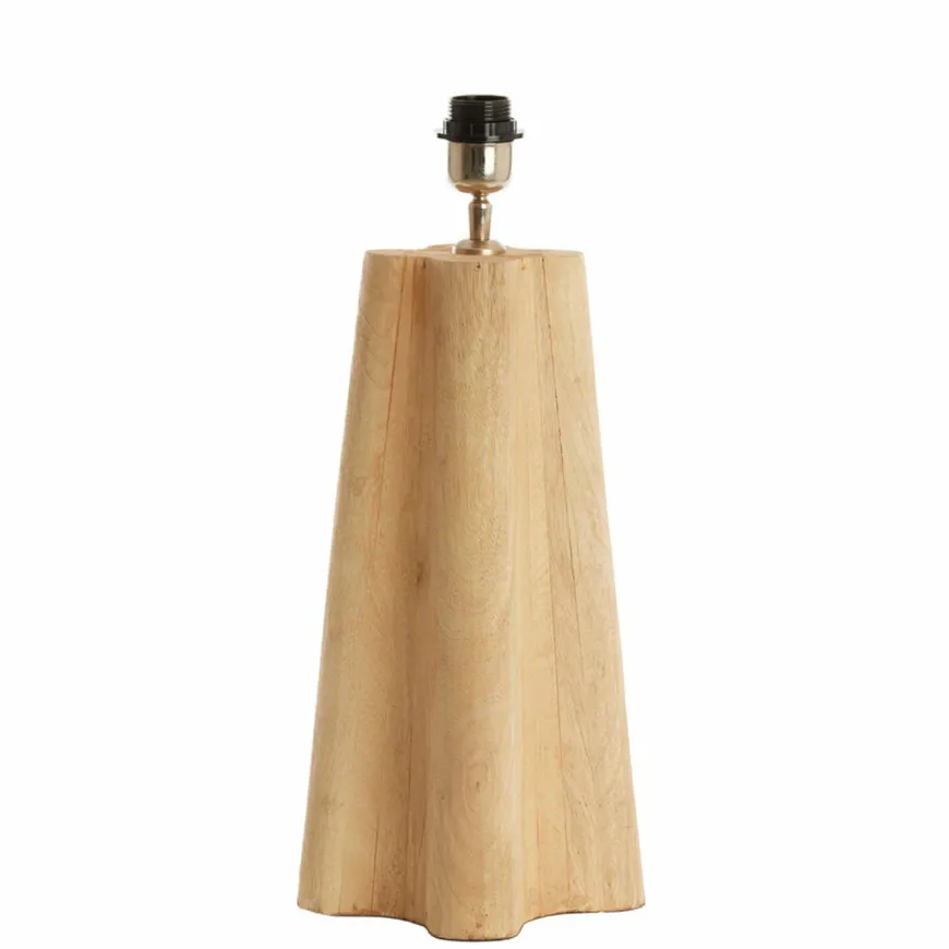 Light en Living Lampvoet 15x15x40 cm NAVELLI hout mat naturel