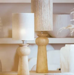 Light en Living Lampvoet Ø17x35 cm BAGLIO hout mat naturel