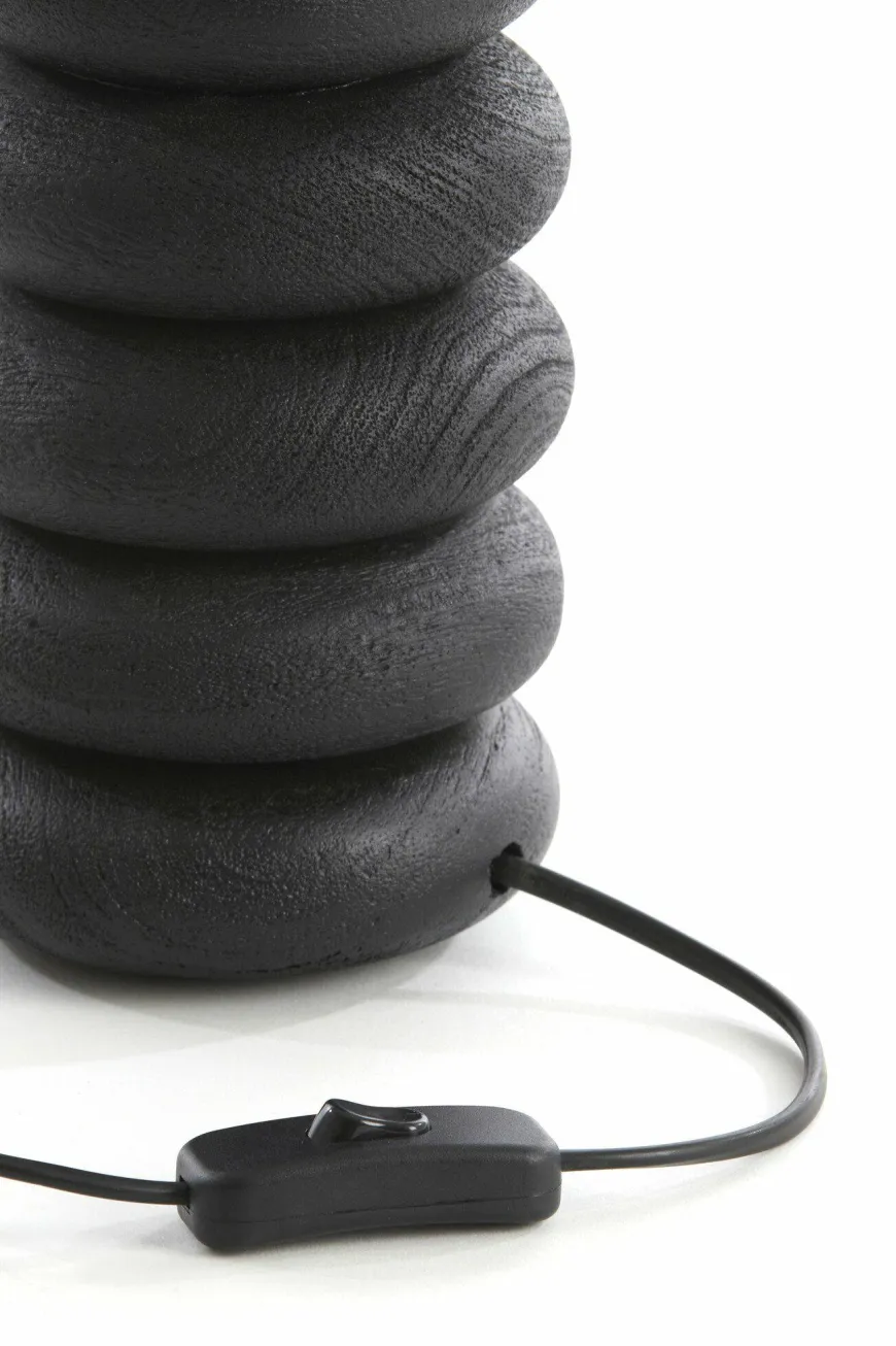 Light en Living Lampvoet Ø12x21 cm BUDONGO hout zwart