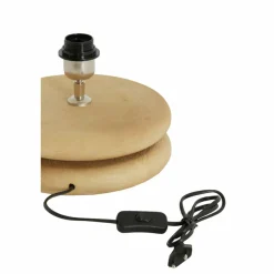 Light en Living Lampvoet Ø25x9 cm EBOLI hout mat naturel