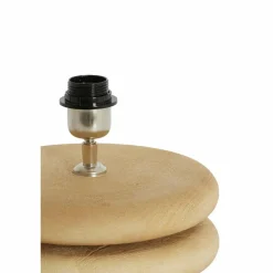 Light en Living Lampvoet Ø25x9 cm EBOLI hout mat naturel