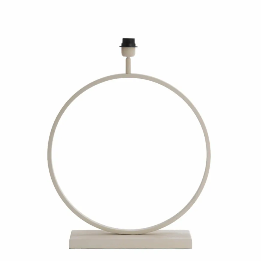 Light en Living Lampvoet LIVA crème - Diverse afmetingen
