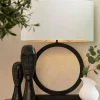 Light en Living Lampvoet 41x13x55 cm TINAR hout mat zwart