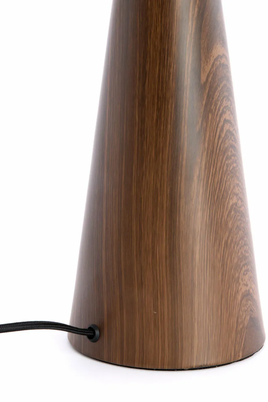 Light en Living Lampvoet Ø14x40 cm DINAN houtprint donkerbruin
