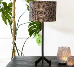 Light en Living Lampvoet 15,5x15,5x40 cm DENNIS mat zwart