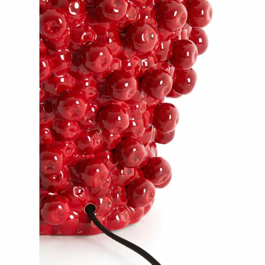 Light en Living Lampvoet Ø25,5x27 cm BERRIES keramiek rood