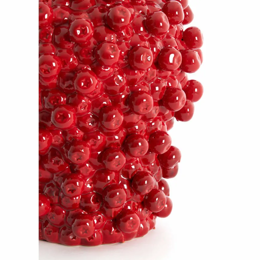 Light en Living Lampvoet Ø25,5x27 cm BERRIES keramiek rood