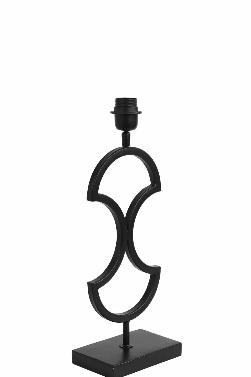 Light en Living Lampvoet 17,5x11x43 cm RIAVA mat zwart