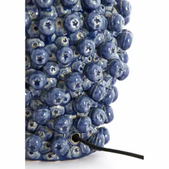 Light en Living Lampvoet Ø31,5x35 cm BERRIES keramiek donker blauw