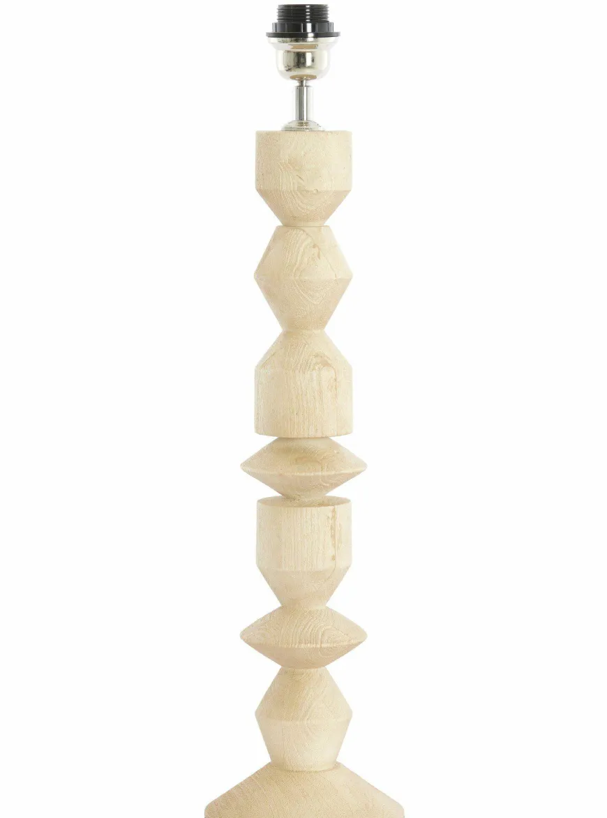 Light en Living Lampvoet Ø15x53 cm EDIE hout mat naturel