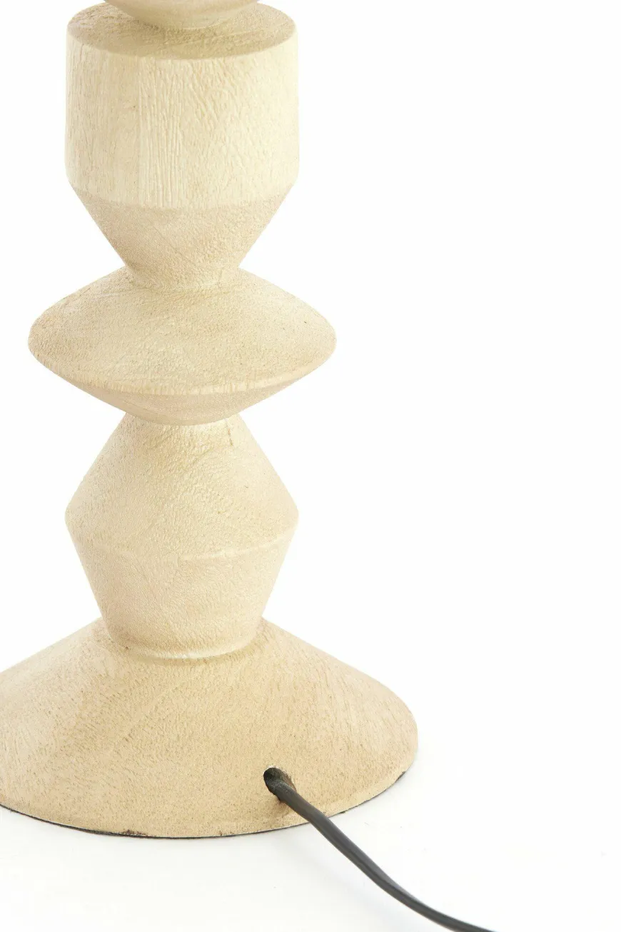 Light en Living Lampvoet Ø15x53 cm EDIE hout mat naturel