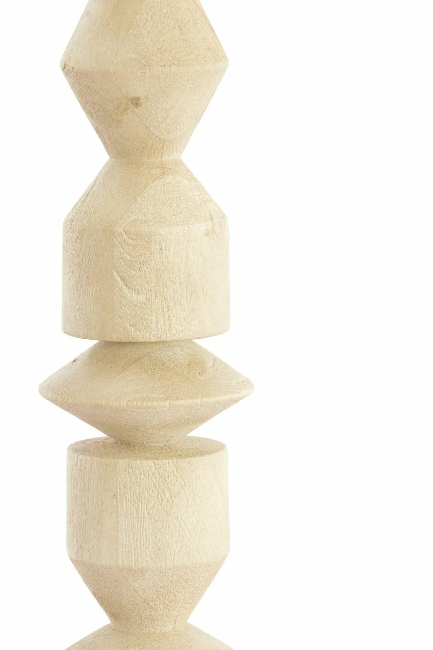 Light en Living Lampvoet Ø15x53 cm EDIE hout mat naturel