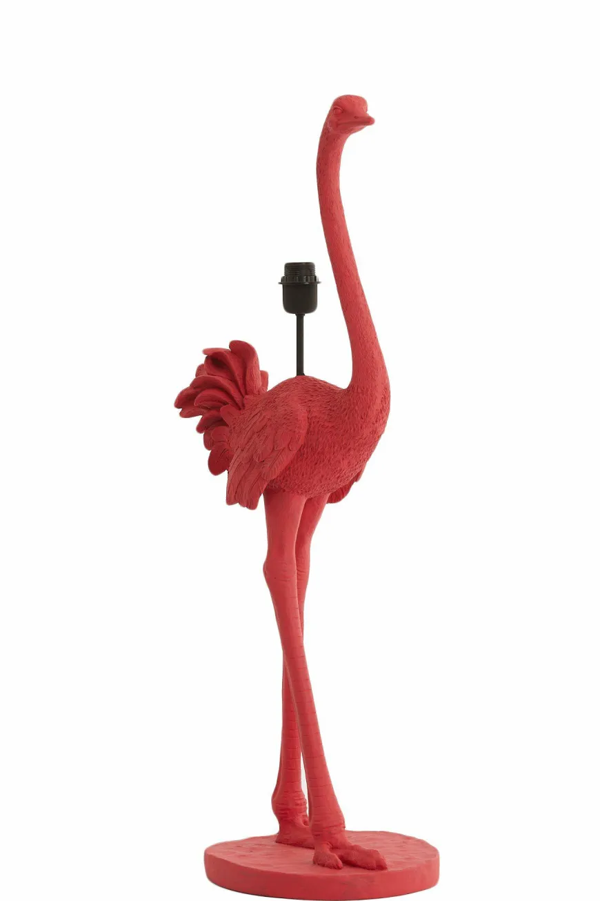 Light en Living Lampvoet 38,5x27x95 cm OSTRICH roze