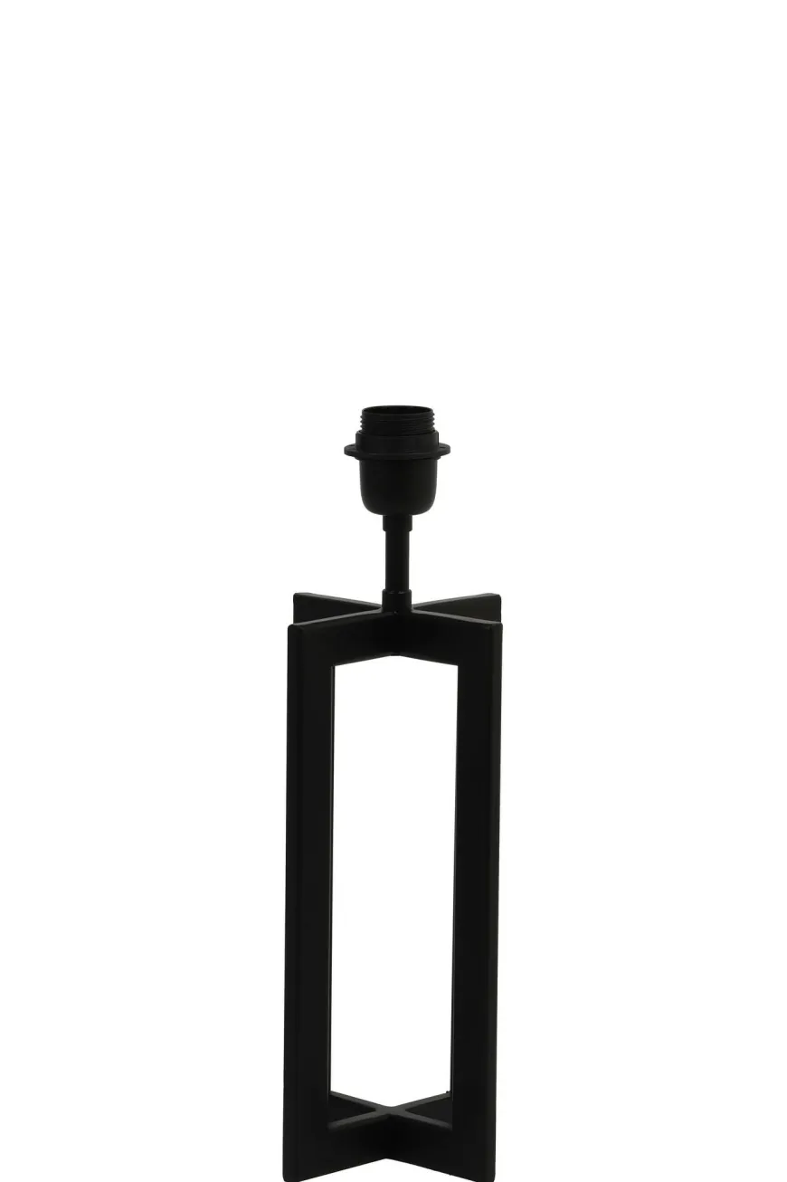 Light en Living Lampvoet 15x15x35 cm MACE mat zwart