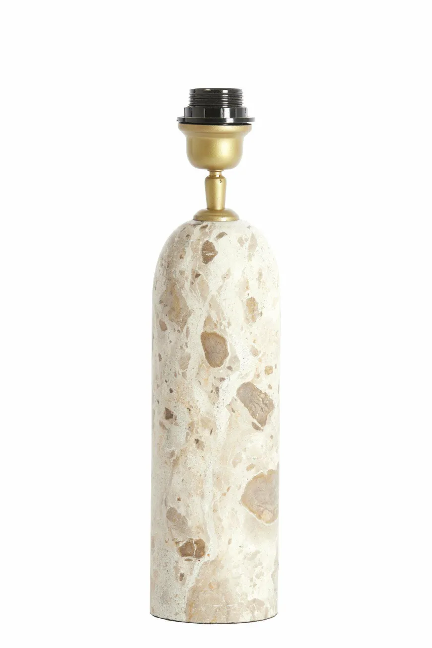 Light en Living Lampvoet Ø9x28 cm MALIKI marmer zand