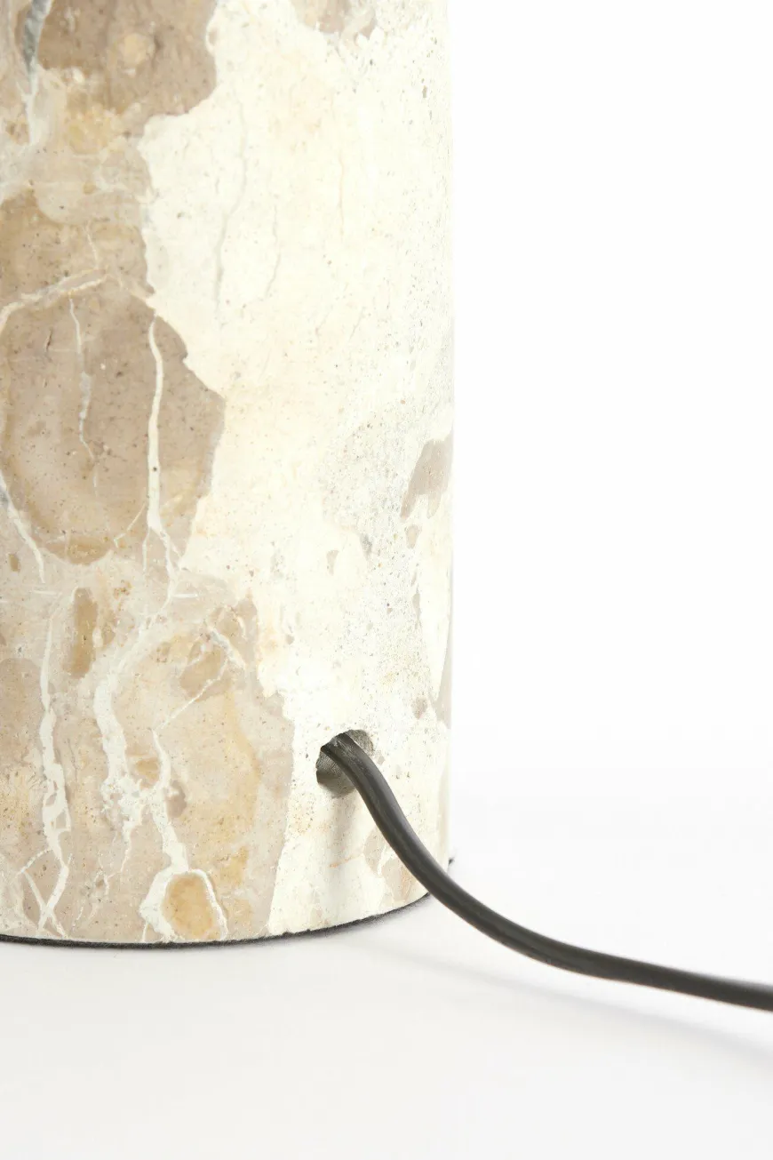 Light en Living Lampvoet Ø9x28 cm MALIKI marmer zand