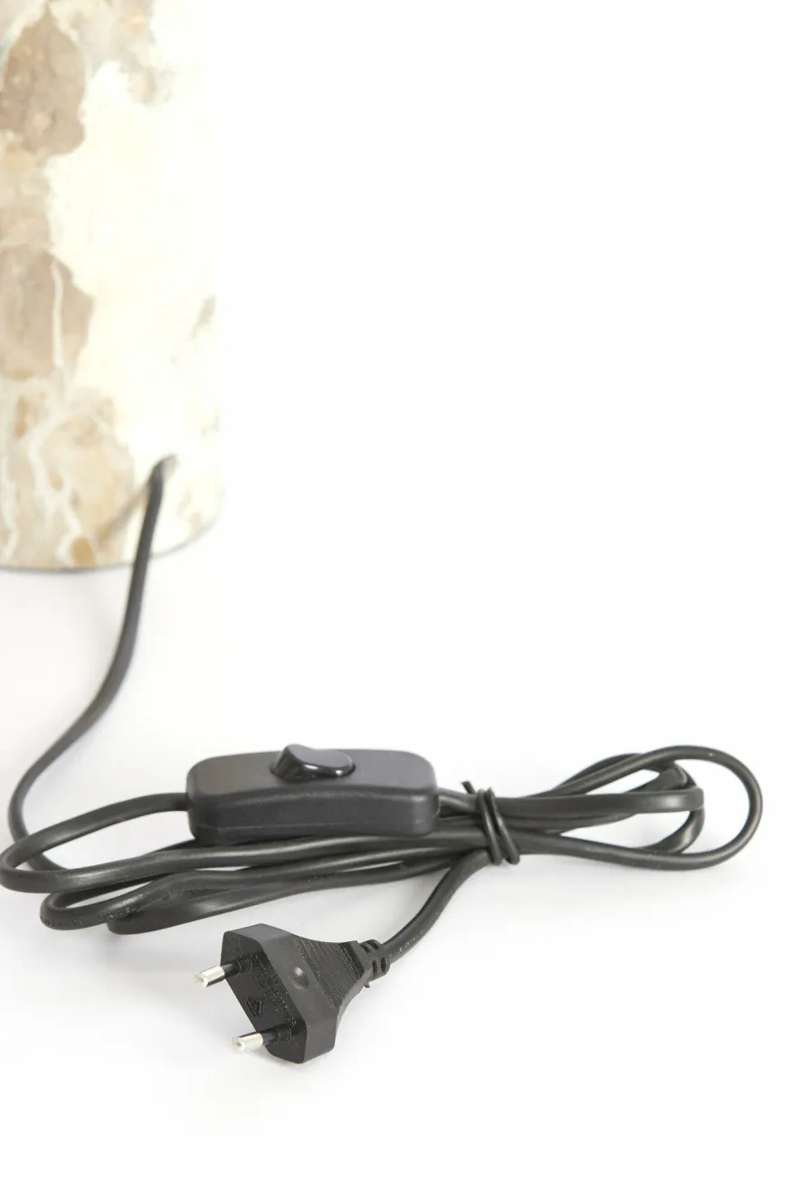 Light en Living Lampvoet Ø9x28 cm MALIKI marmer zand