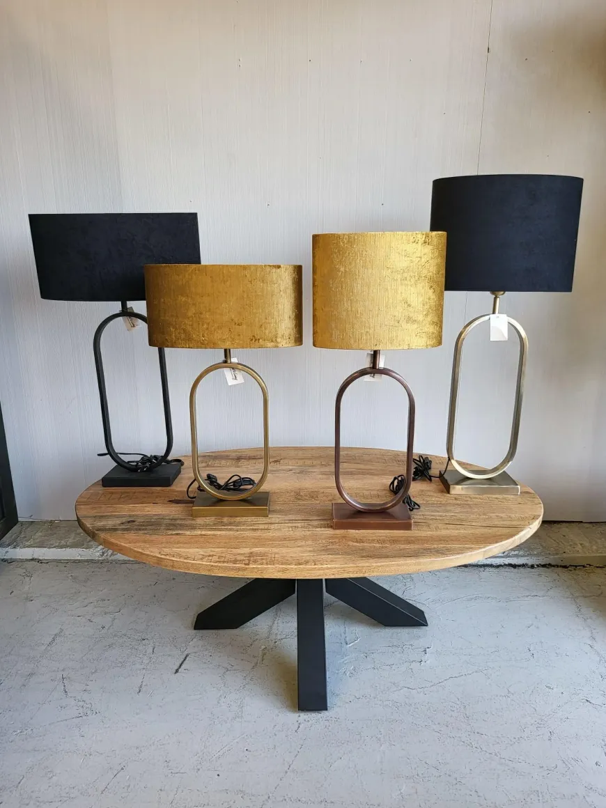 Light en Living Lampvoet 21x10x45 cm JAMIRI mat zwart