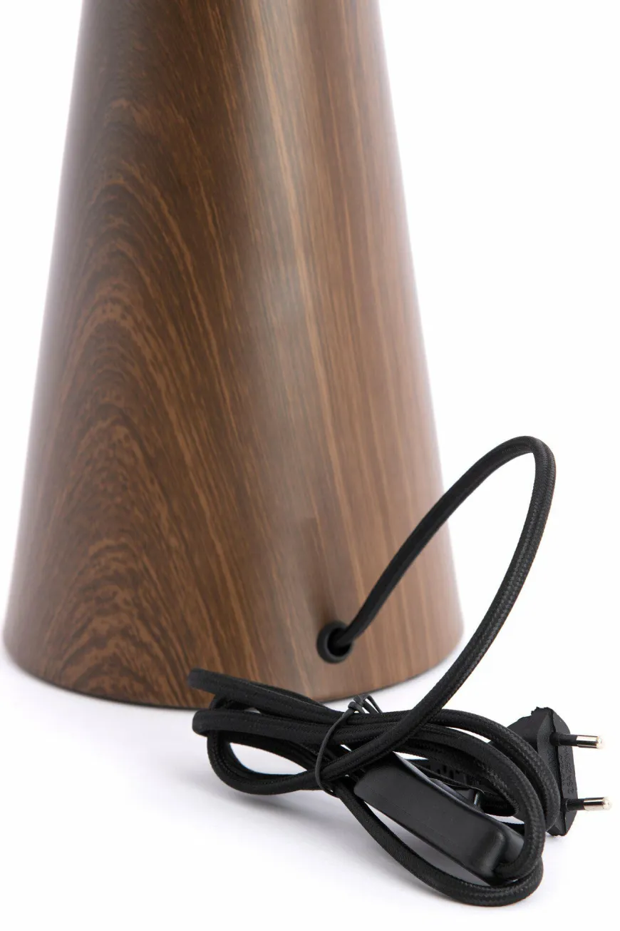 Light en Living Lampvoet Ø13,5X33,5 cm DINAN houtprint donkerbruin