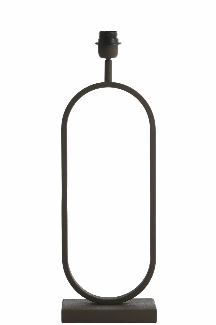 Light en Living Lampvoet 20x13x55 cm JAMIRI bruin