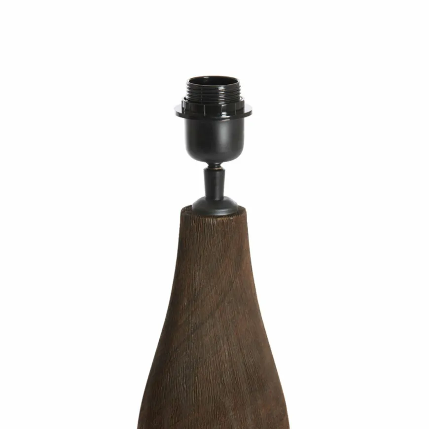 Light en Living Lampvoet Ø13x32 cm TRAPINO hout mat donker bruin