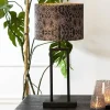 Light en Living Lampvoet 20x10x41 cm SHIVA mat zwart