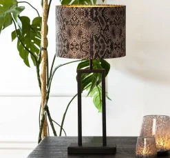 Light en Living Lampvoet 20x10x41 cm SHIVA mat zwart