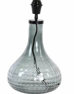 Light en Living Lampvoet Ø25x42 cm MAEKO glas smoke grijs