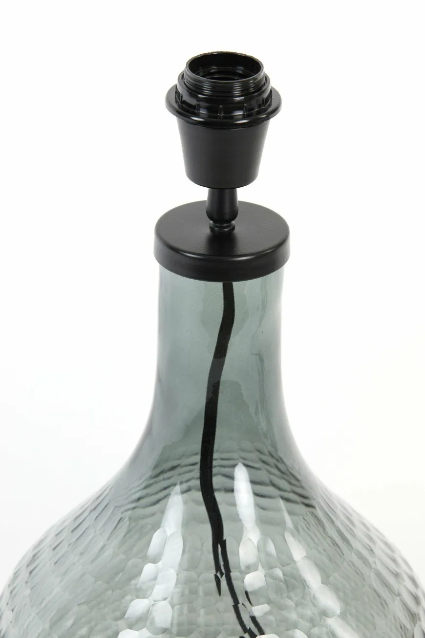 Light en Living Lampvoet Ø25x42 cm MAEKO glas smoke grijs