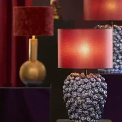 Light en Living Lampvoet Ø25,5x27 cm BERRIES keramiek donker blauw