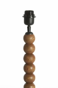 Light en Living Lampvoet 20x20x40 cm VEGLIO hout olie bruin