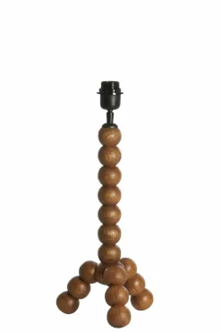Light en Living Lampvoet 20x20x40 cm VEGLIO hout olie bruin