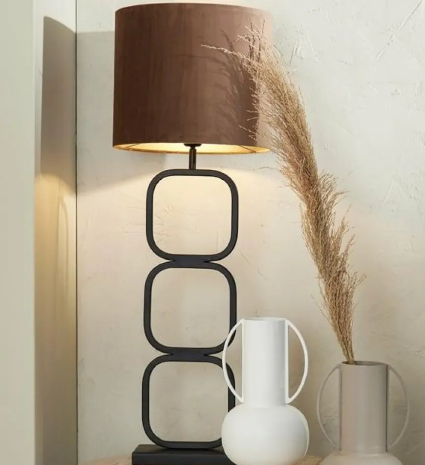 Light en Living Lampvoet 23x11,5x69 cm LUTIKA mat zwart