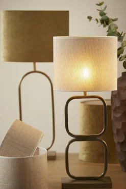 Light en Living Lampvoet 23x11,5x46 cm LUTIKA licht goud