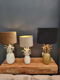 Light en Living Lampvoet 20x19x42 cm PINEAPPLE crème