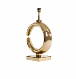Light en Living Lampvoet 37x20x60 cm MAAN licht goud