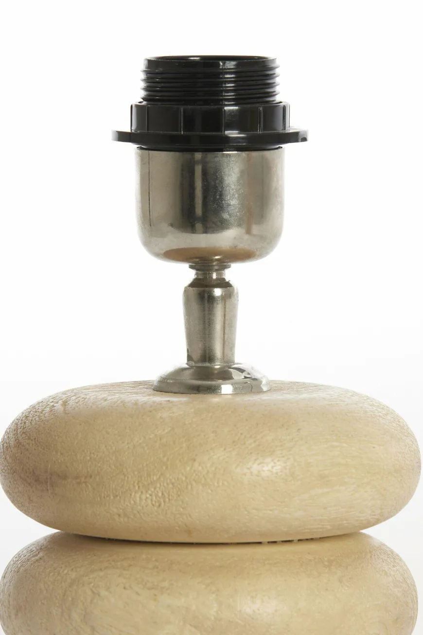 Light en Living Lampvoet Ø12x12 cm BUDONGO hout naturel