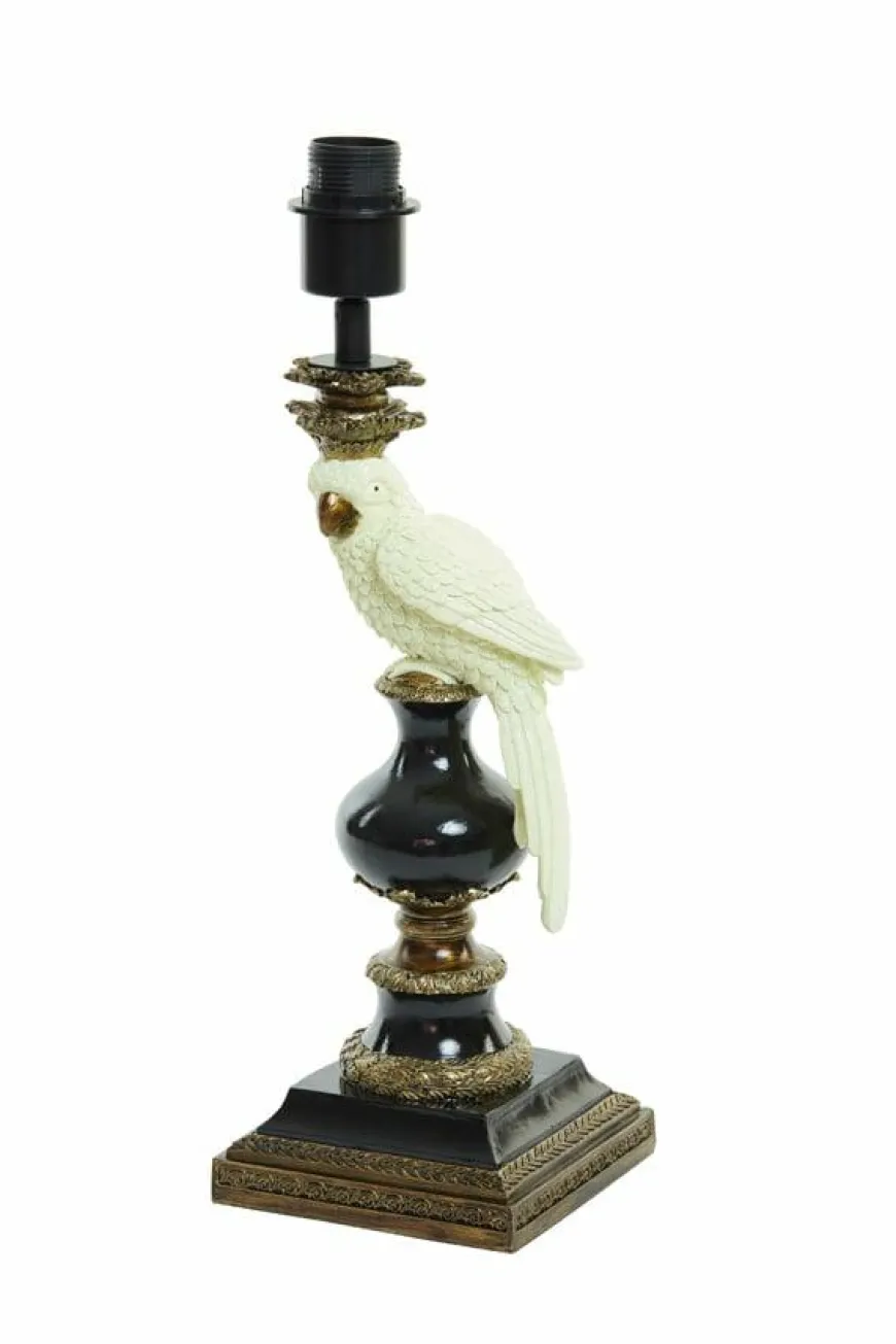 Light en Living Lampvoet 14,5x14,5x46,5 cm NYASA antiek brons-zwart-crème