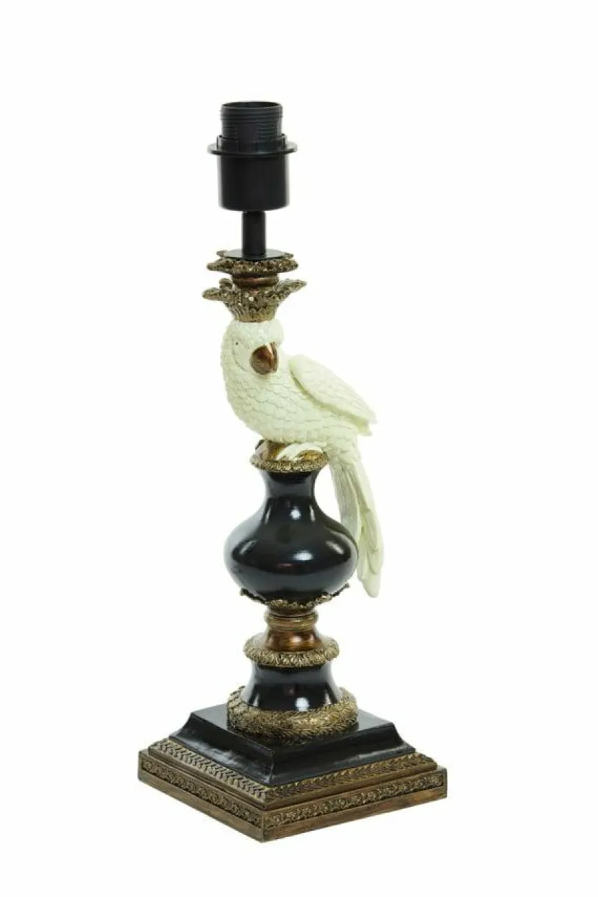 Light en Living Lampvoet 14,5x14,5x46,5 cm NYASA antiek brons-zwart-crème