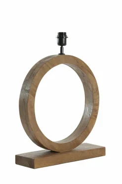 Light en Living Lampvoet 41x13x55 cm TINAR hout mat bruin