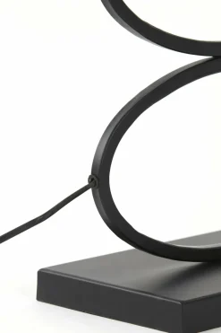 Light en Living Lampvoet STELIUS mat zwart - 33x17x42 cm