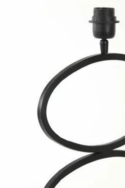 Light en Living Lampvoet STELIUS mat zwart - 33x17x42 cm