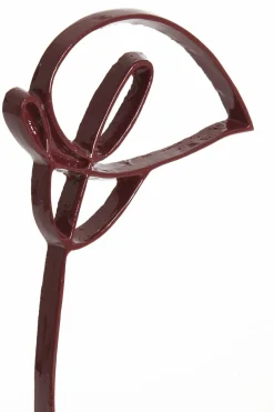 Light en Living Ornament op voet 19x8x38 cm CALLA glans bordeaux
