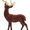 Light en Living Ornament 38x19x52 cm DEER rood