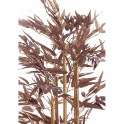 Light en Living Ornament in pot 120x70x120 cm BAMBOO metallic donker brons