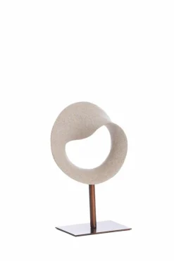 Light en Living Ornament op voet 20x10x30 cm TUZLA taupe+donker brons