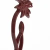 Light en Living Ornament op voet 13x8x30 cm DAFFODIL glans bordeaux