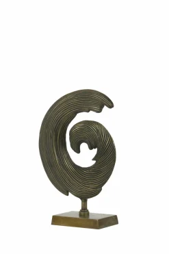 Light en Living Ornament op voet 29x10x40 cm SHWIBA antiek brons