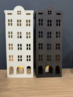 Light en Living Ornament 12x16x39.5 cm BANTRY bruin