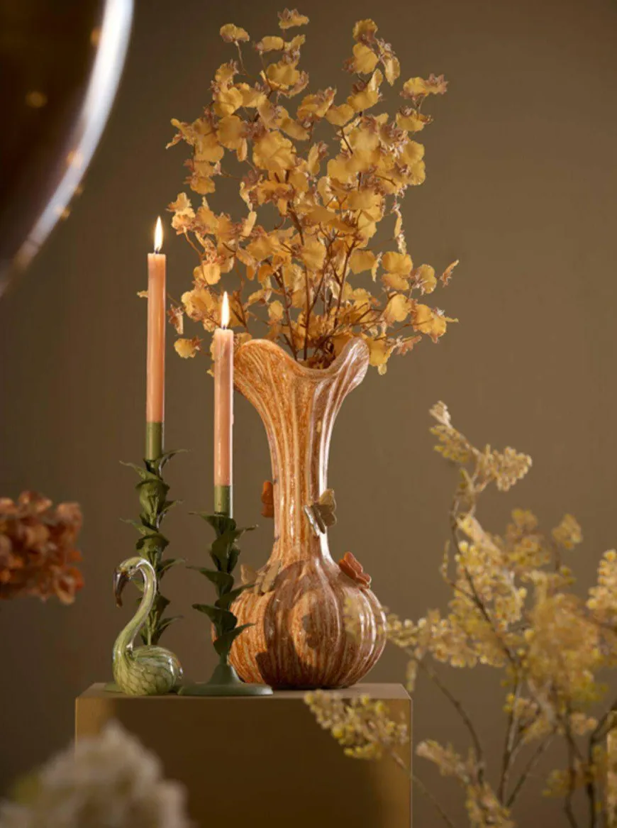 Light en Living Ornament 12x7x17 cm SWAN glas groen